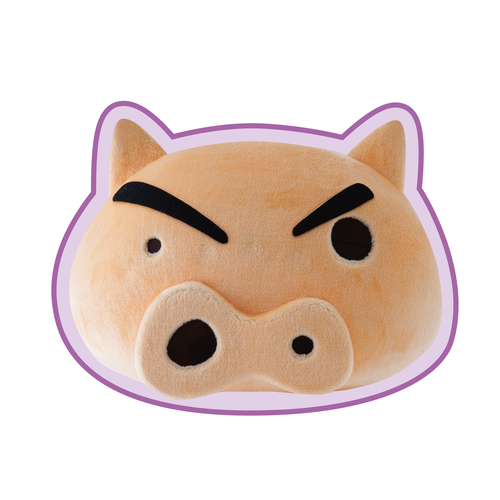 クレヨンしんちゃん ダイカットハンドタオル ハイ！チーズ！ ぶりぶり